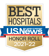 U.S. News and World Report Ranking Best Hospitals ranking 2021-2022.