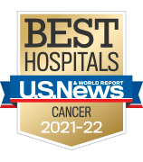 U.S. News and World Report Ranking Best Hospitals ranking 2021-22 Cancer.