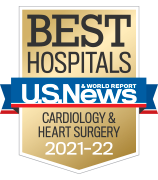 U.S. News and World Report Ranking Best Hospitals ranking 2021-2022 Cardiology & Heart Surgery