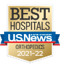 U.S. News and World Report Ranking Best Hospitals ranking 2021-2022 Orthopaedics