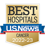 U.S. News and World Report Ranking Best Hospitals ranking 2022-23 Cancer.