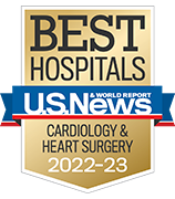 U.S. News and World Report Ranking Best Hospitals ranking 2022-2023 Cardiology & Heart Surgery