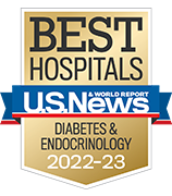 U.S. News and World Report Ranking Best Hospitals ranking 2022-23 Diabetes & Endocrinology