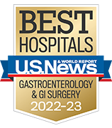 U.S. News and World Report Ranking Best Hospitals ranking 2022-23 Gastrointestinal Disorders