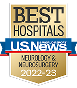 U.S. News and World Report Ranking Best Hospitals ranking 2022-23 Neurology & Neurosurgery