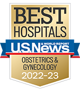 U.S. News and World Report Ranking Best Hospitals ranking 2022-23 Obstetrics & Gynecology