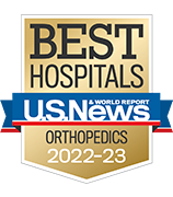 U.S. News and World Report Ranking Best Hospitals ranking 2022-2023 Orthopedics