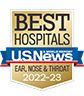 U.S. News and World Report Ranking Best Hospitals ranking 2022-2023 Ear, Nose & Throat