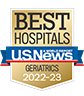 U.S. News and World Report Ranking Best Hospitals ranking 2022-2023 Geriatrics