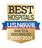 U.S. News and World Report Ranking Best Hospitals ranking 2023-2024 Diabetes & Endocrinology