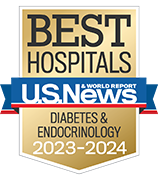 U.S. News and World Report Ranking Best Hospitals ranking 2023-24 Diabetes & Endocrinology