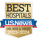 U.S. News and World Report Ranking Best Hospitals ranking 2023-24 Ear, Nose & Throat