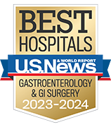 U.S. News and World Report Ranking Best Hospitals ranking 2023-24 Gastrointestinal Disorders