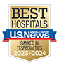 U.S. News and World Report Ranking Best Hospitals ranking 2023-2024