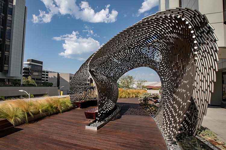 Donors can commission art for specific spaces such as the Healing Gardens.