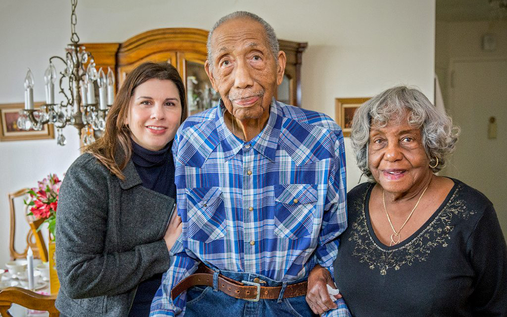 Carrie and Arthur Gabriel with Dr. Sonja Rosen