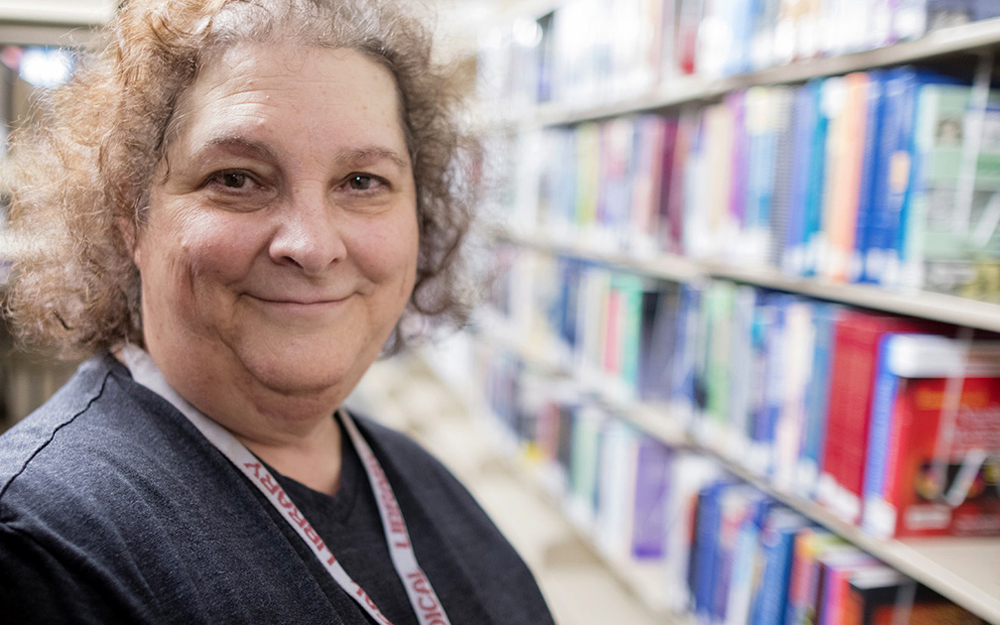 Janet Wulf, Cedars-Sinai administrative service associate at the Medical Library.