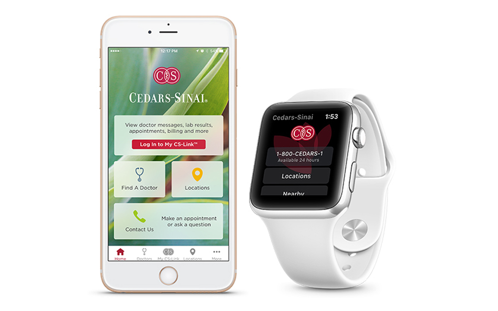 app, Apple watch, Cedars-Sinai, tech, appointments