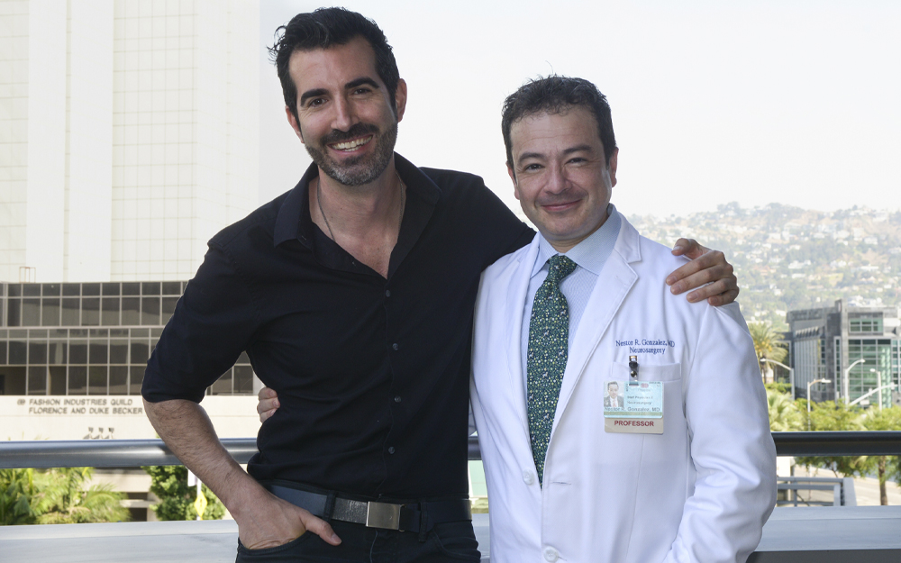 Patient Gabriel Goldberg with Nestor R. Gonzalez, MD
