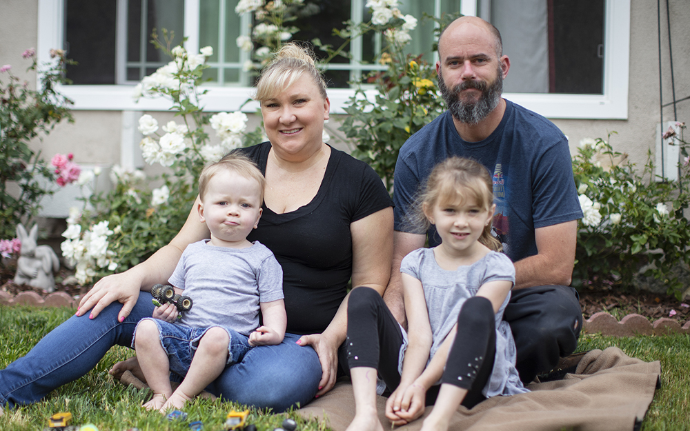 Patient Tanner Martin and family