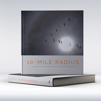 The book, 10-Mile Radius by Cat Gwynn, is a photo essay capturing a glimpse of life in Los Angeles from the perspective of an artist confronting the end of hers.