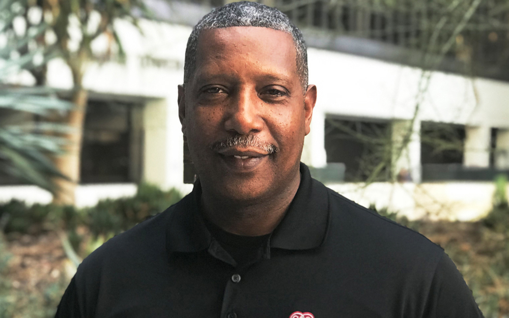 Vince Amos, Cedars-Sinai security captain and Marine veteran