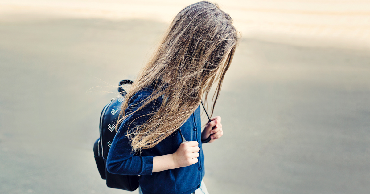 A child experiencing bullying