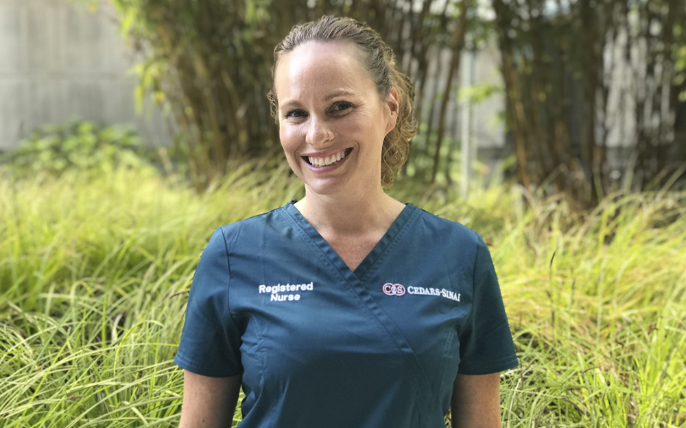 Cedars-Sinai, Cancer Nurse, Angela Schleuniger, faces of Cedars-Sinai