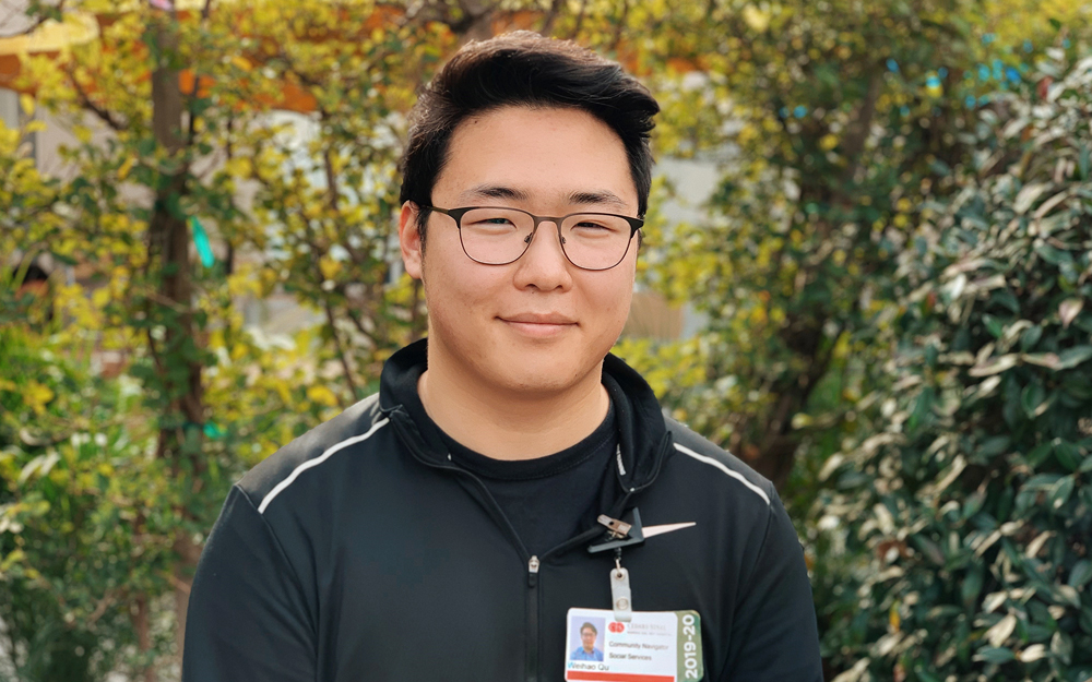 Weihao Qu, Cedars-Sinai, Patient Navigator, Homeless Resources, Marina Del Rey