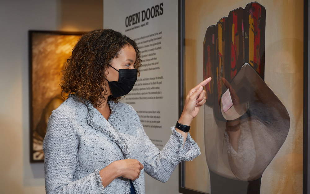 Open doors art exhibition at Cedars-Sinai