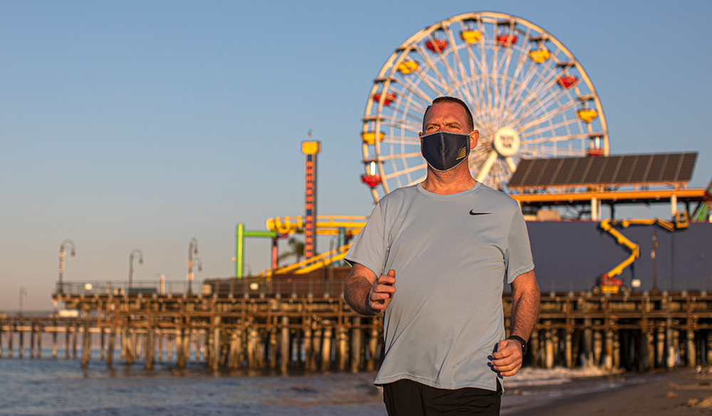 21762_BCS_Bryan Wynn, Weight Loss, bariatric surgery, Santa Monica Pier, mask