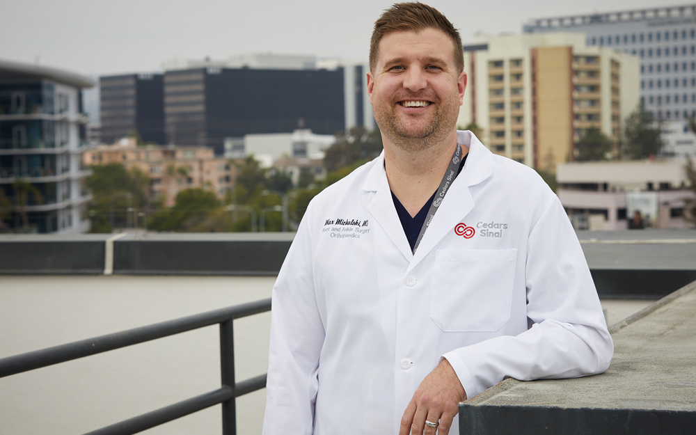 Cedars-Sinai orthopaedic surgeon, Max Michalski MD.