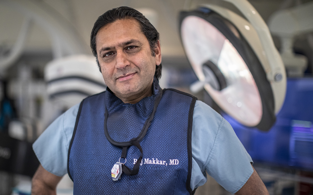 Cedars-Sinai interventional cardiologist Raj Makkar, MD