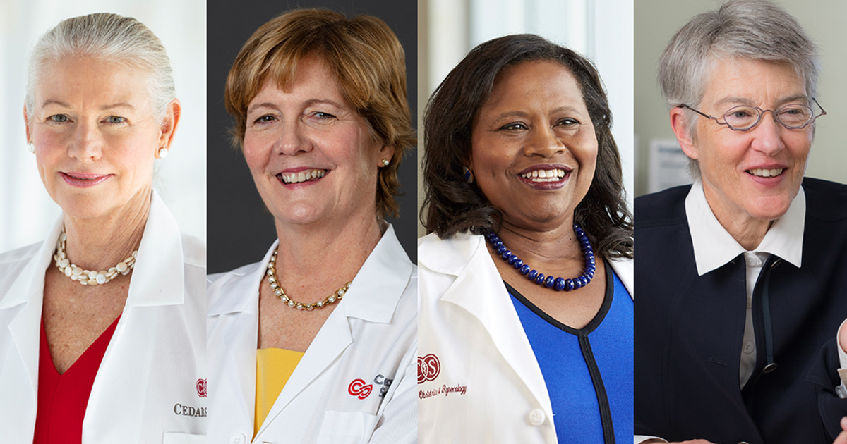 A few of the women in medicine at Cedars-Sinai.