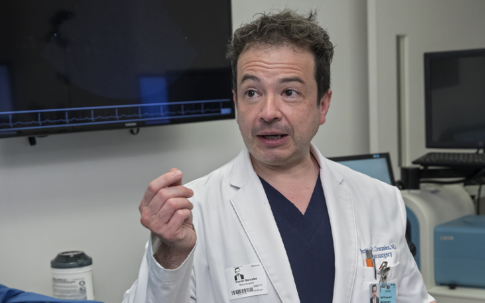 Cedars-Sinai neurosurgeon Nestor R. Gonzalez, MD