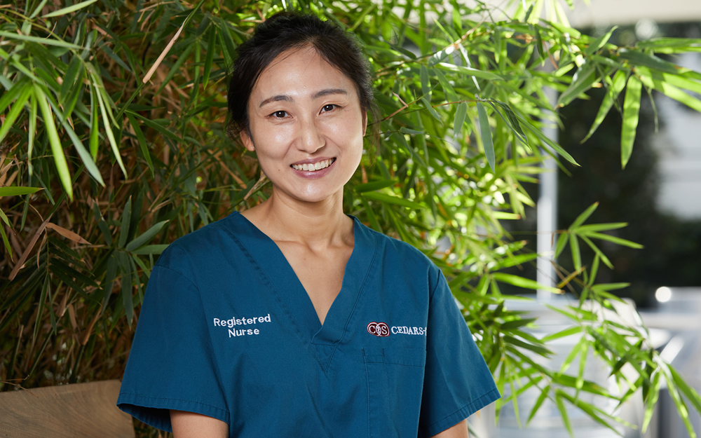 Cedars-Sinai nurse navigator, Doyoun Kim.