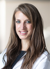 Alexandra Moser, PhD, a postdoctoral scientist at Cedars-Sinai.