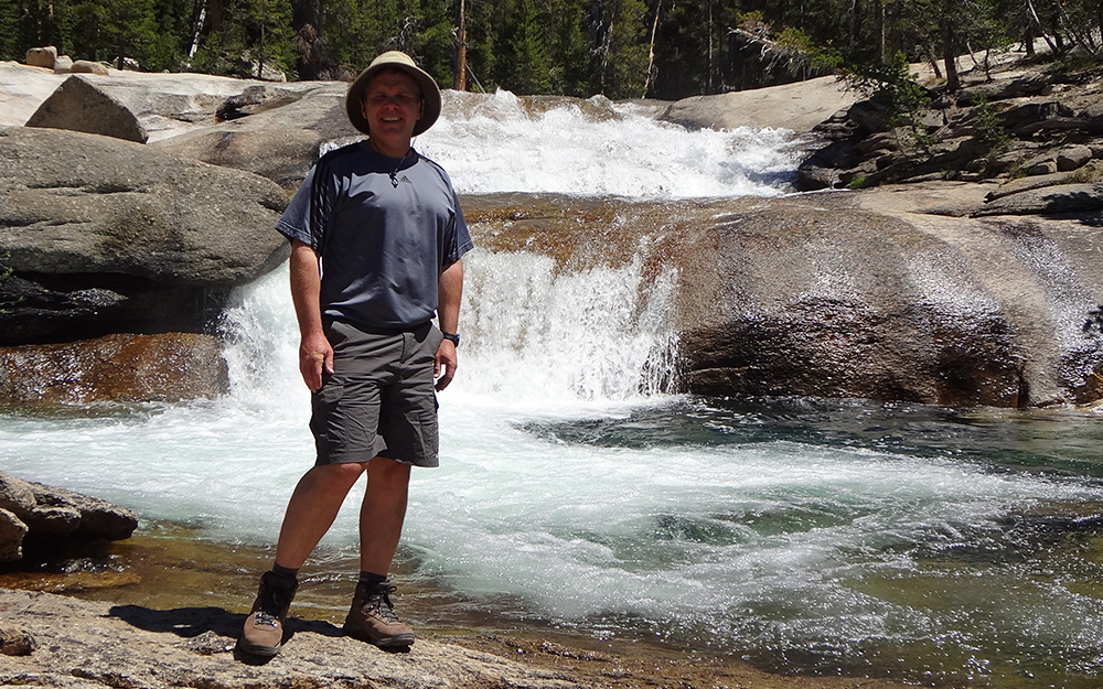 Matt Ashley at a national park 