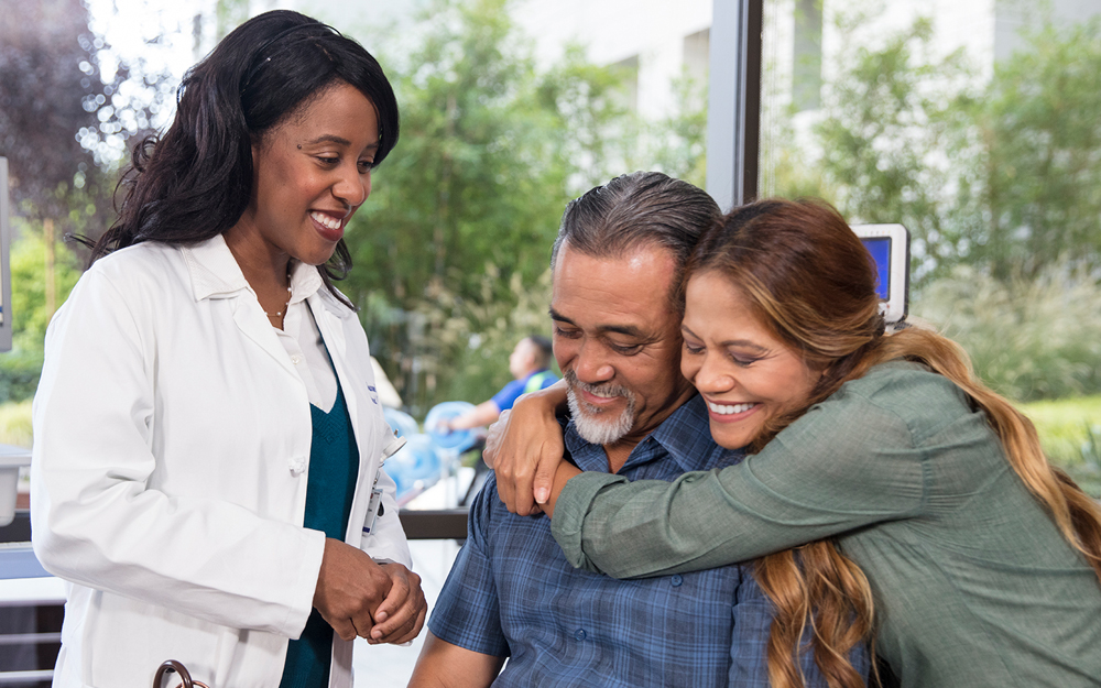 An international patient seeing a Cedars-Sinai physician.