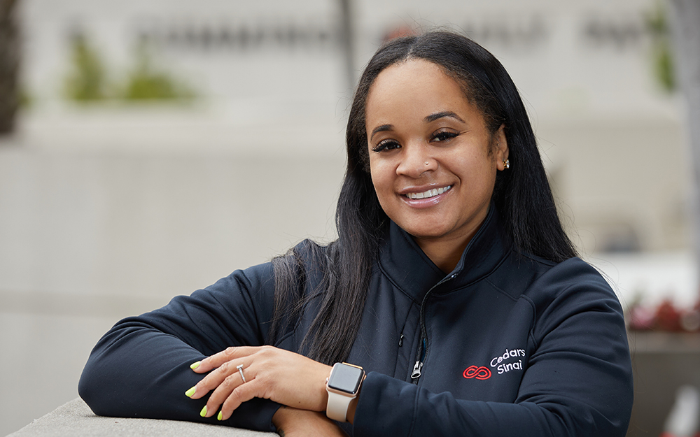 Tiffany Stamps, a nurse at Cedar-Sinai.