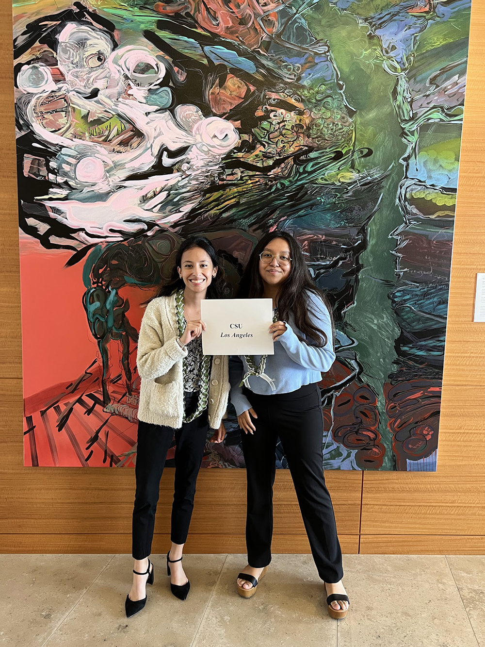 Carina Gregorio and Brenda Romero, who studied at CSU Los Angeles, were part of the first cohort of U-Grow interns at Cedars-Sinai.