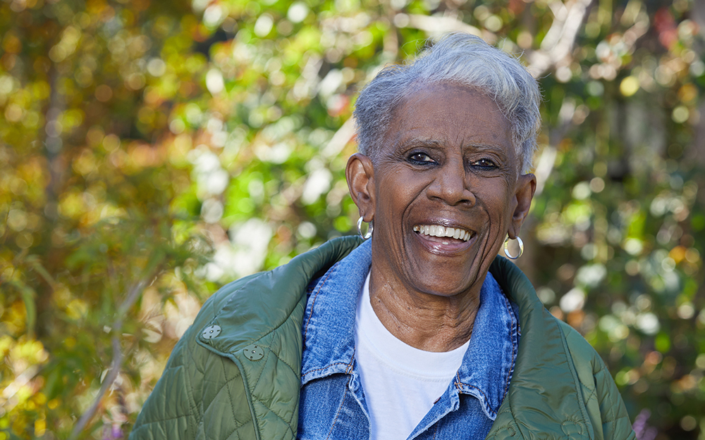 83-year-old patient, Edna Cockrell.