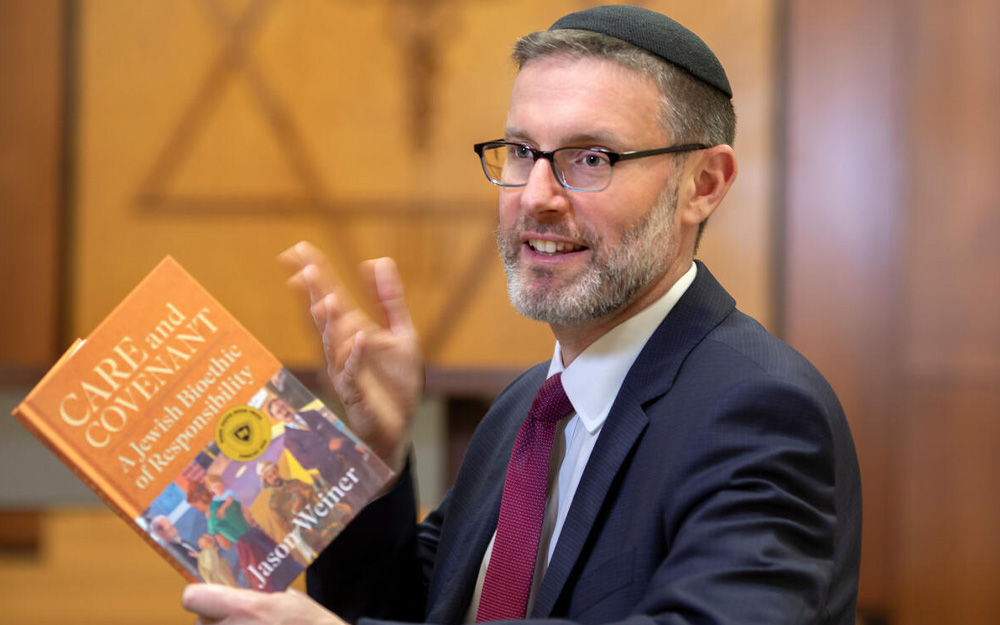 Cedars-Sinai Rabbi Dr. Jason Weiner talking