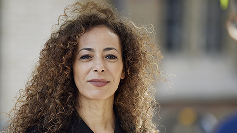 Close up of mature confident businesswoman in city