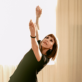 Woman dancing.