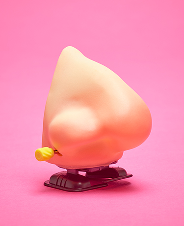 Photograph of a toy nose by Clint Blowers.