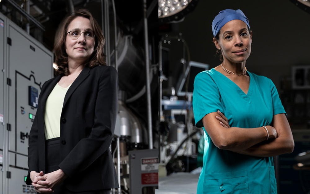 Cedars-Sinai experts Joanna Chikwe, MD, and Christine Albert, MD.
