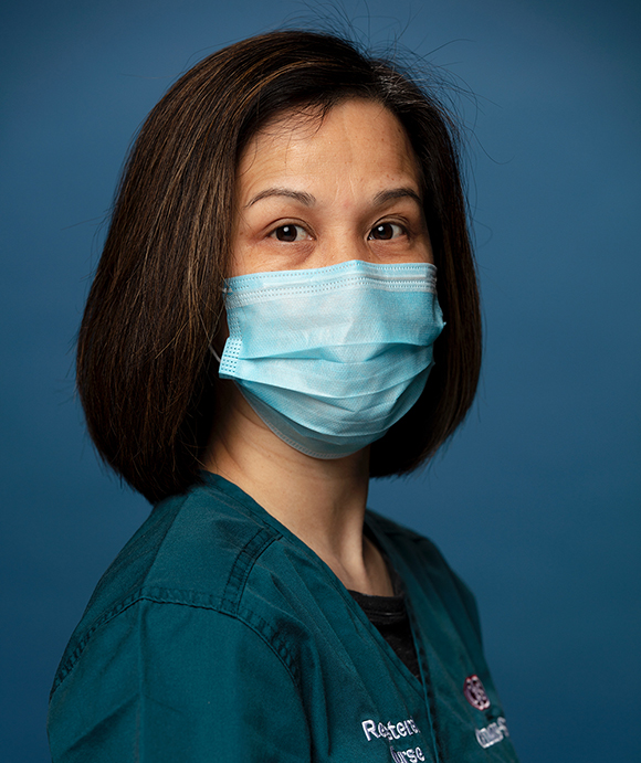 Melani Lim, RN, ICU nurse
