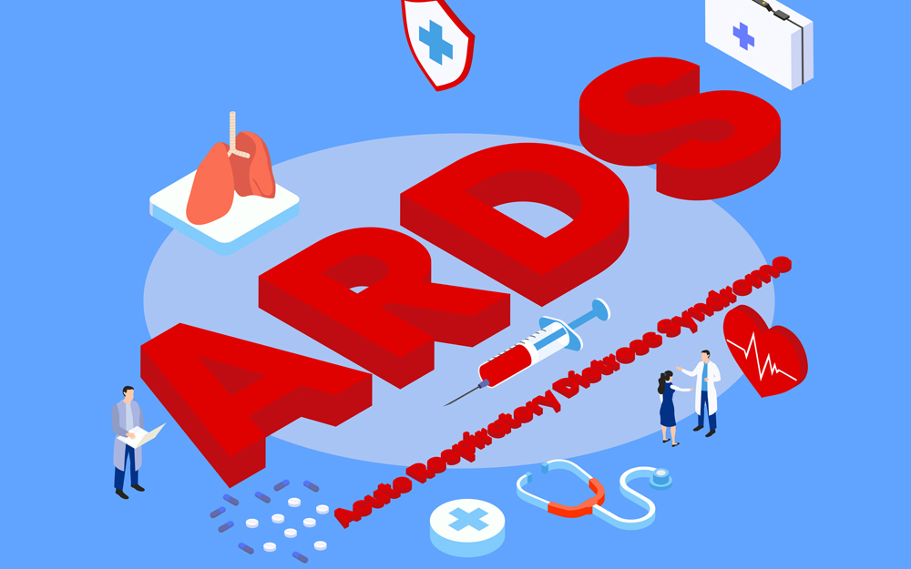 An illustration about new therapies for Acute Respiratory Distress Syndrome.