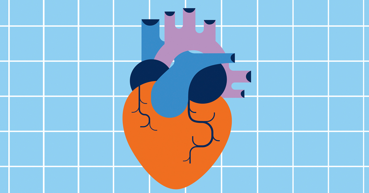 Illustration of a heart.
